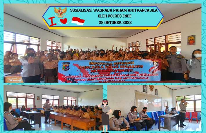 SOSIALISASI “WASPADA PENYEBARAN PAHAM RADIKALISME, INTOLERANSI ANTAR UMAT BERAGAMA DAN ANTI PANCASIL